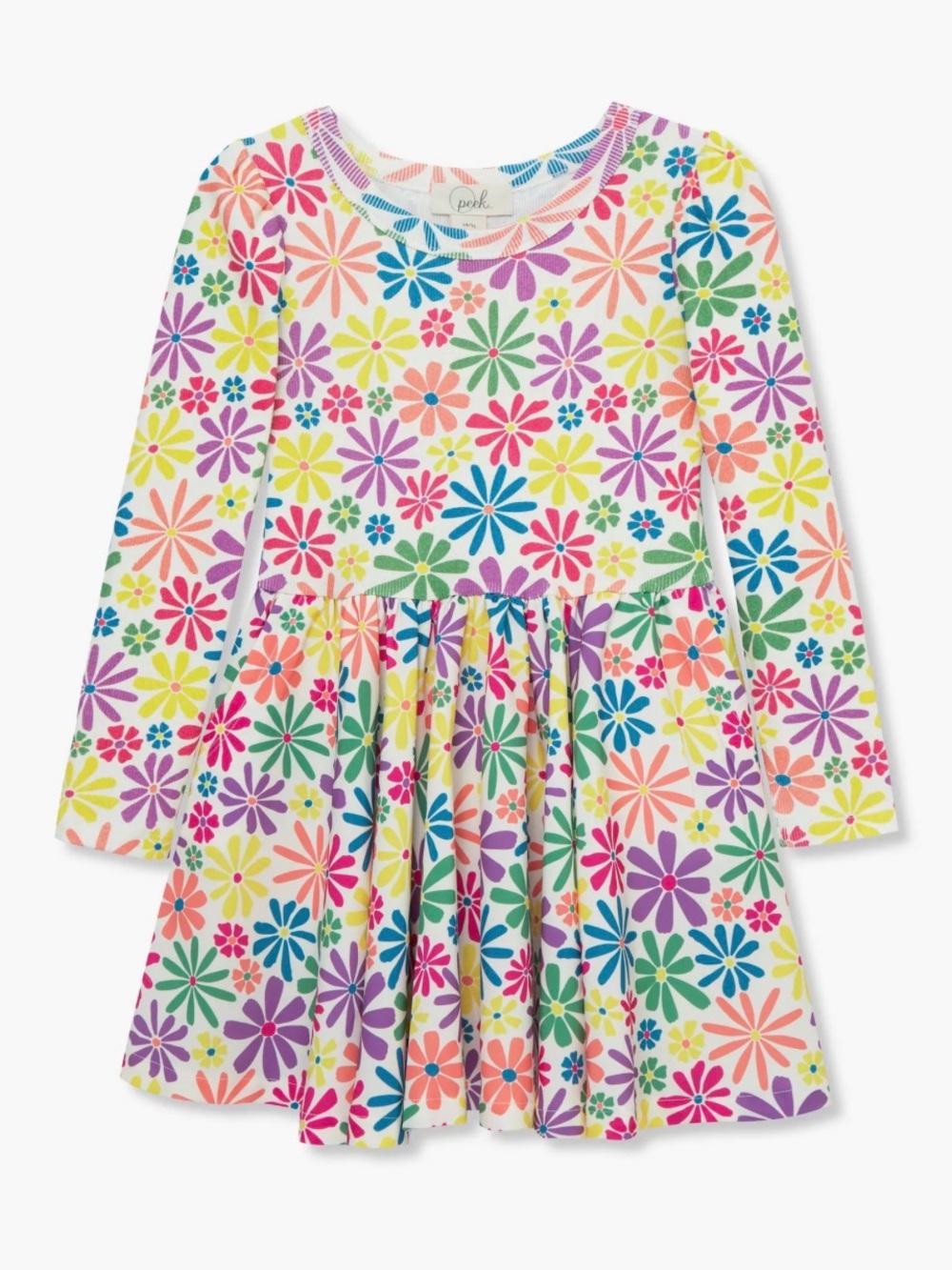 Peek Daisy Fit & Flare Dress | Girls Size 8 | Nordstrom